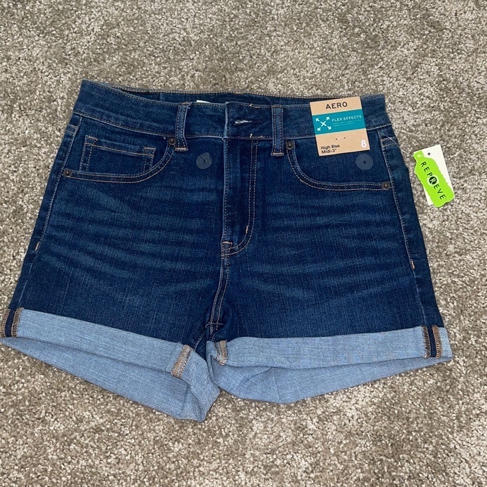 High rise shorts